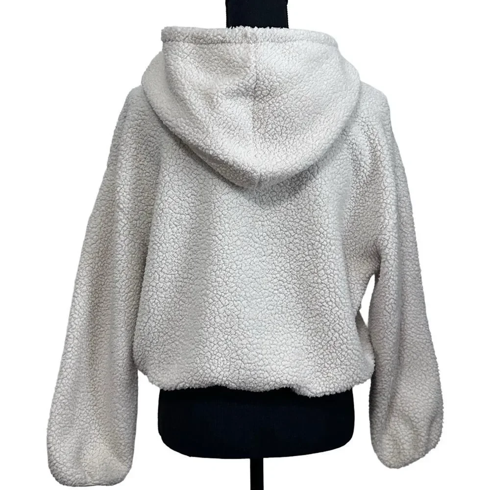 GAP KIDS Girl’s Sherpa Hoodie- Birch, SZ XXL‎ (14/16)
